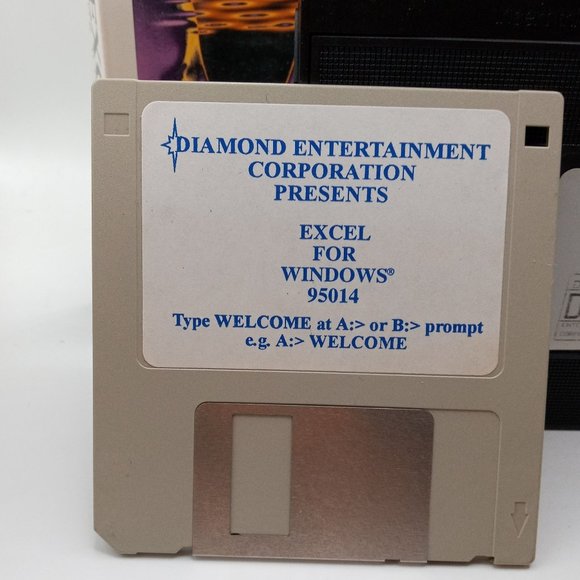 Excel For Windows VHS Floppy Video Everything You Need To Know Vintage - Picture 2 of 10